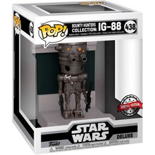 Funko Figura Pop Deluxe Star Wars Bounty Hunters Ig-88 Exclusive