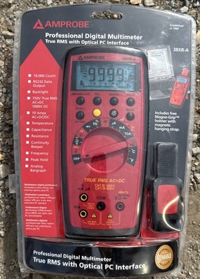 Amprobe 38XR-A True-RMS Autoranging Digital Multimeter W/ Backlit Display NEW