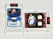 2021 Leaf Art of Sport Patch Auto Wayne Rooney #3/3 plus Relic Bonus #3/7!!!