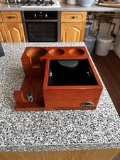 Ikape Wooden Tamping Station And Knock Box For Coffee Espresso Machine
