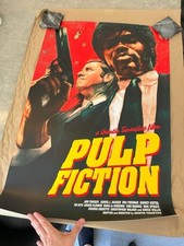Pulp Fiction Movie Print Poster Ltd Ed Dave Merrell printers proof x/15 24x36