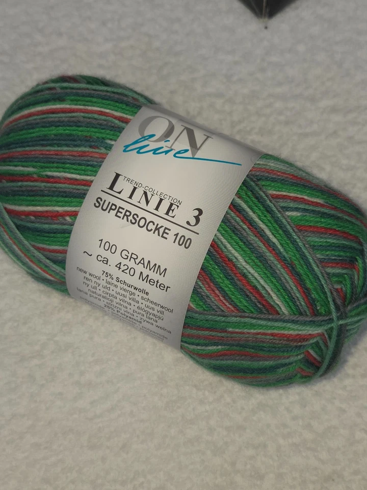 ONLINE KK ONline Supersocke Color Weihnachtsedition 3112