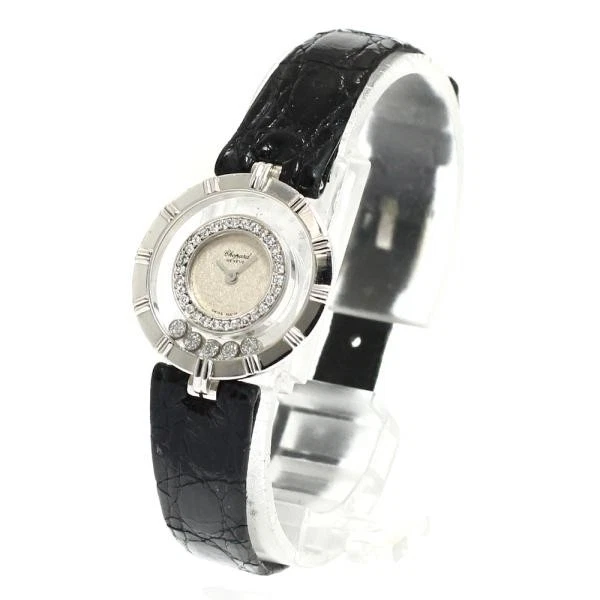 Chopard — Chopard Happy Diamonds 20/5681 23mm WG Silver Dial Quartz Watch #C5114