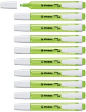 Highlighter - STABILO swing cool - Pack of 10 - Green