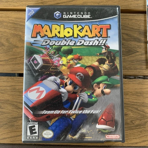 Mario Kart Double Dash!! (Nintendo GameCube) Complete CIB W Inserts - Authentic