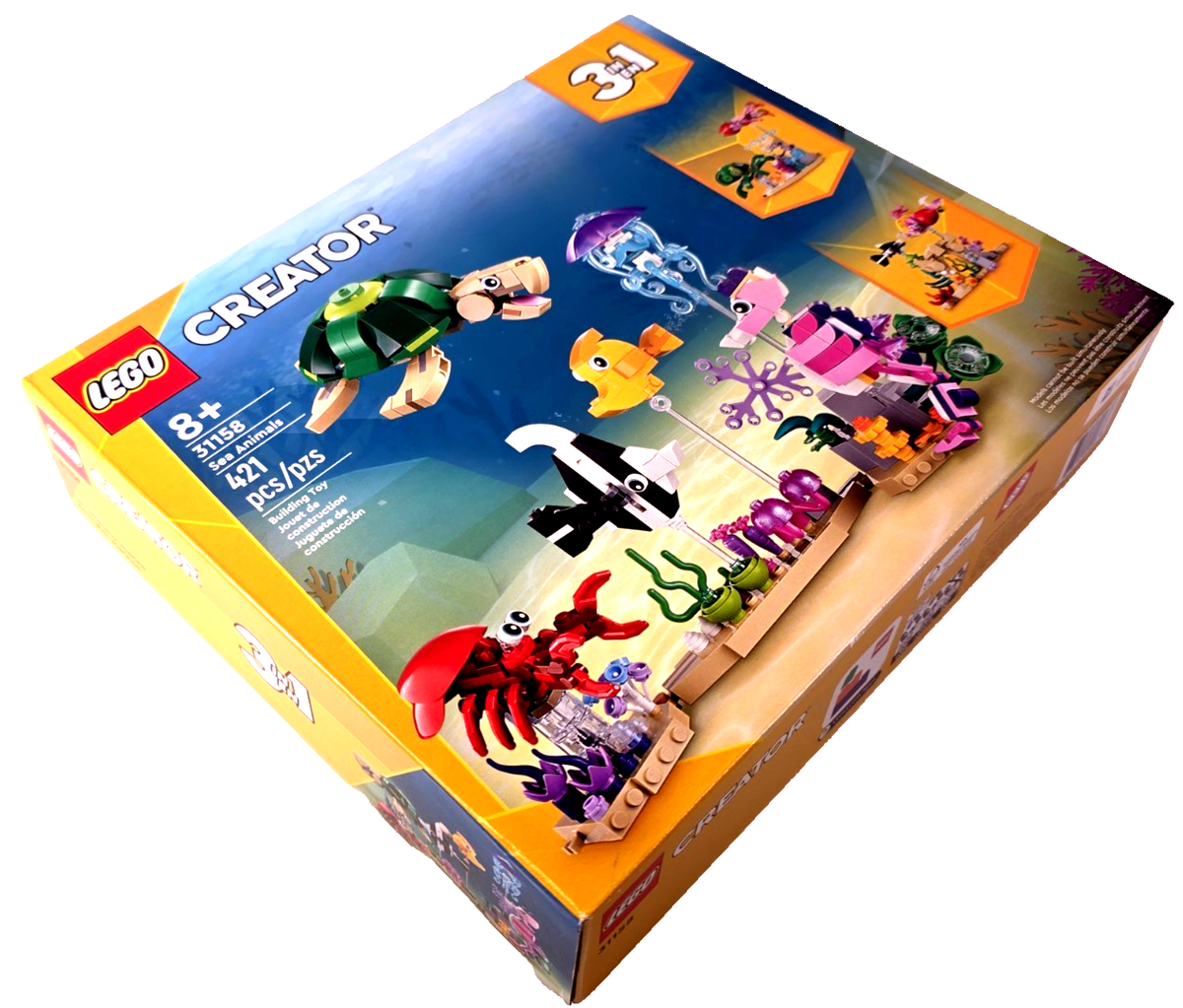 LEGO 3in1 Creator 31158 Sea Animals Retired New! ✨Carefully