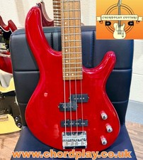 🎸 Cort Action Bass PJ Electric Bass Guitar~ Gloss Red 🎸