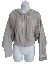 Adidas by Stella McCartney TrueNature Woven Bomber Cropped Jacket Sporty