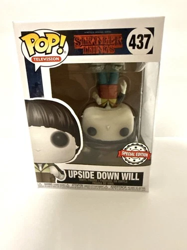Funko Pop Upside Down Will Stranger Things #437 Special Edition New
