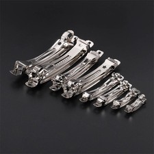 10Pcs Womens Iron Hair Barrette Bases French Hair Clips Findings Craft 30 98mm