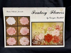 Susan Scheewe Presents Fantasy Flowers Paint Pattern Bk Georgia Bartlett 