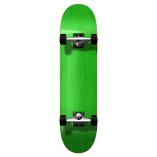 Yocaher Skateboards - Blank 7.75" Complete Skateboard - Stained Green
