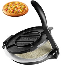 VEVOR Tortilla Press, 10 Inch Tortilla and Roti Maker, Cast Iron Heavy Duty