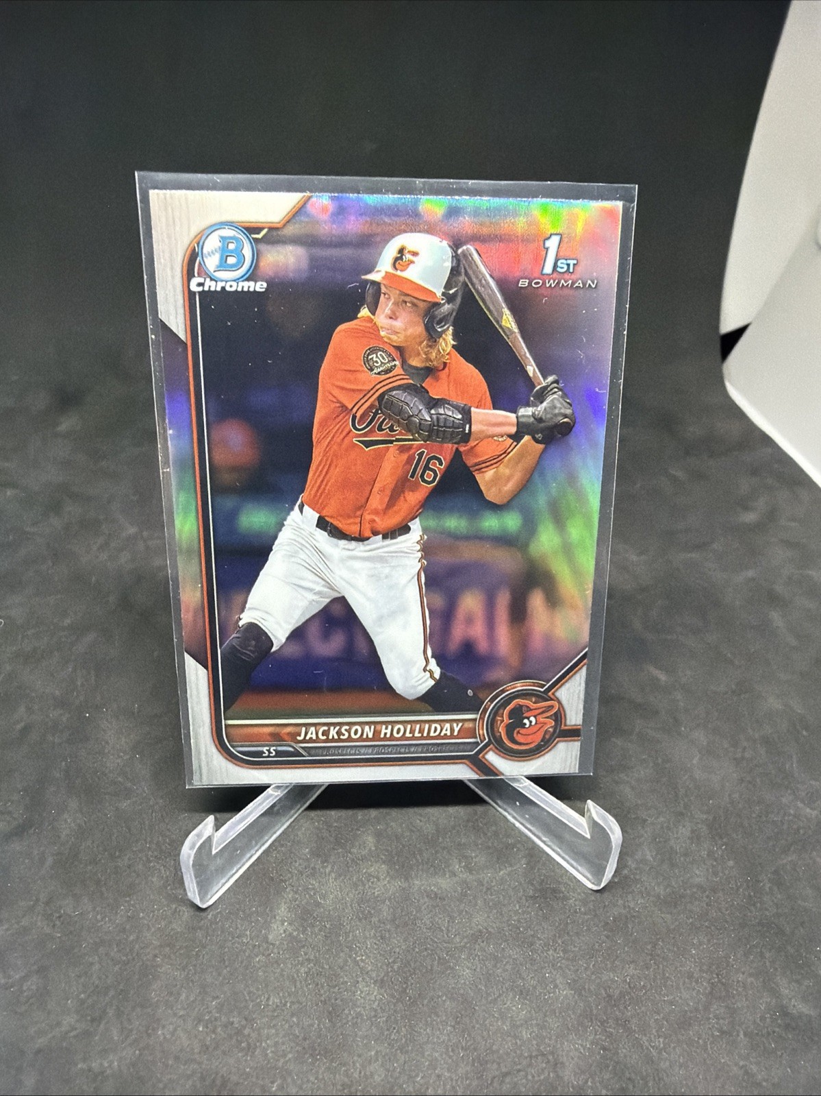 2022 Bowman Chrome Draft Jackson Holliday Refractor 1st #BDC-168 Orioles