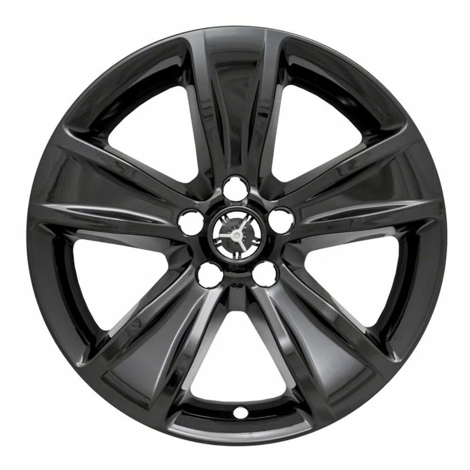 4 New Gloss Black 18" Impostor Wheel Skins for 15-22 Dodge Challenger Rim Covers Foto 4 de 4
