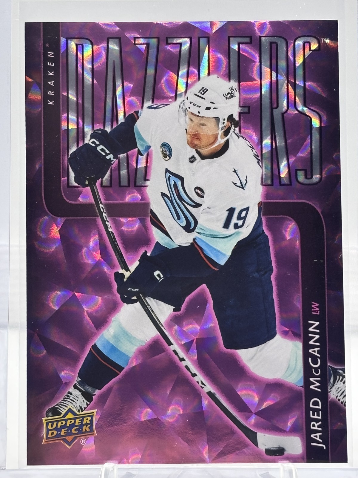 2025-26 Upper Deck #DZ-14 Jared McCann Dazzlers Pink