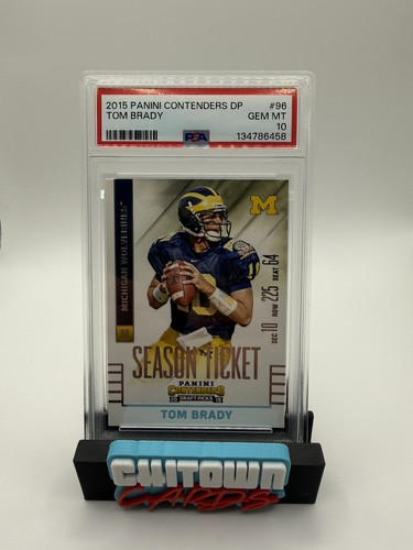 2015 Panini Contenders Draft Picks - Tom Brady #96 GEM MT 10 PSA 10 Goat MVP