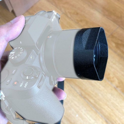 Square Metal Bayonet Lens Hood For Fuji XC35F2/XF35F2/XF23F2. V0K7HJ2S V3D0 - Photo 3/10
