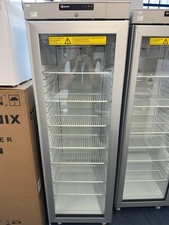 Gram KG410RGC6W Tall Glass Fronted Door Cofridge on Wheels. SKU:- 4657