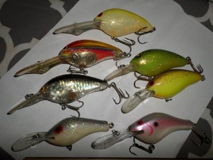 Leurre De Pêche Crankbait Ancien Bill Norman - Appât Poisson - Occasion