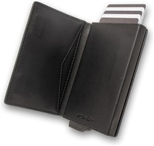 Stealth Wallet RFID Card Holder Wallet - Smart Minimalist Pop Up Wallets with