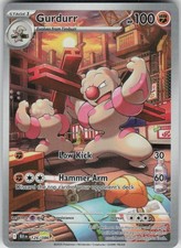 Pokemon Gurdurr 126/086 SV: Black Bolt Illustration Rare NM on eBay
