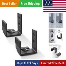 Sliding Barn Door Bottom Floor Guide,U Shape,Flexible Adjustable Fit Distance...