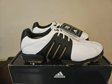 Adidas Tour 360 22 Golf Shoes Spikes Cleats Mens Sz 7.5 M White Black 738393