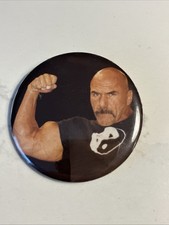 Superstar Billy Graham AWA Wrestling Button 1980s Black Shirt