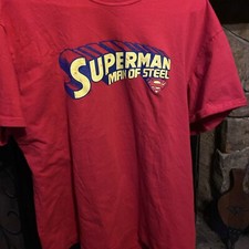 Superman Man Of Steel T-shirt. XL