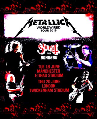 METALLICA WORLDWIRED TOUR 2019 🇺🇸🗽 TIN POSTER 12x8 INCH | eBay