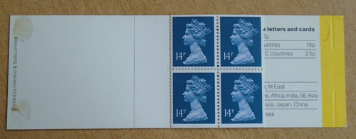 GK3 / DB16(10)/1 Error of contents £1.40 Barcode Booklet - Picture 2 of 2