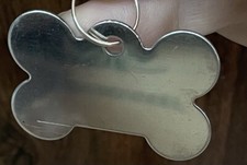 Bone Stainless Steel Pet ID Tags Personalized Front and Back