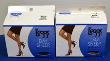 Two L'eggs Day Sheer Control Top Pantyhose Size B Nude. 1-pair per box.