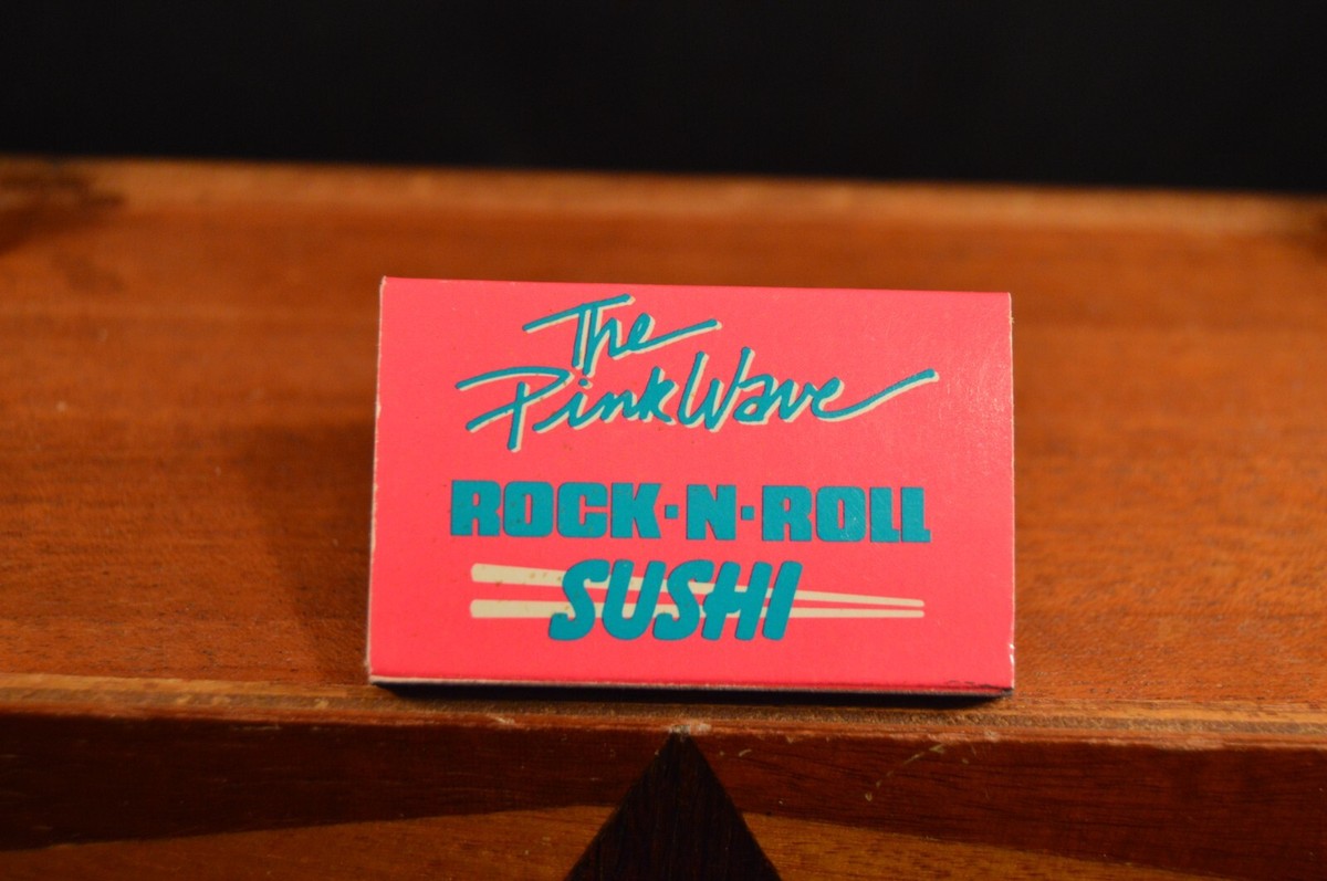 THE PINK WAVE ROCK-N-ROLL SUSHI Classic MATCHBOX KAILUA'S