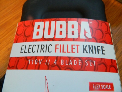 BUBBA BLADE ELECTRIC FILLET KNIFE SET 110V 4 BLADE SET 2019 ICAST WINNER UNOPENE - Picture 6 of 16