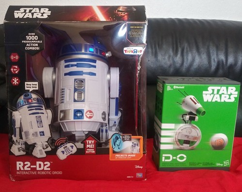 Star Wars Thinkway Toys R2D2 and Hasbro D-O Interactive Droids Remote Control - 第 2/6 張圖片