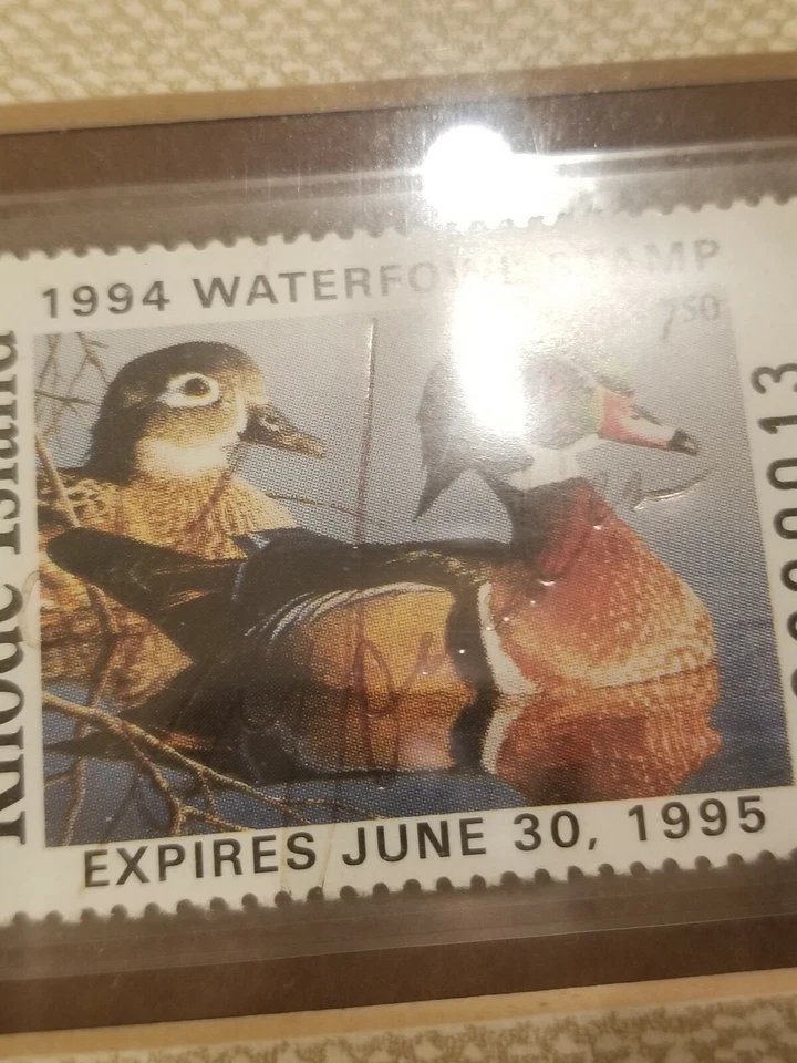 Robert Steiner 1994 Rhode Island Edition #13/145 Duck Stamp Print Certificate - Image 4 of 4