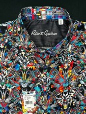 Robert Graham BANYON Multicolor Short Sleeve 198 XL NEW NWT Classic Fit X-Large