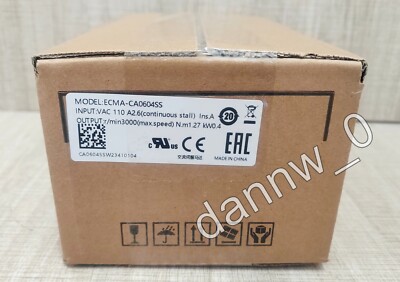 1PC New in box DELTA ECMA-CA0604SS Servo Motor