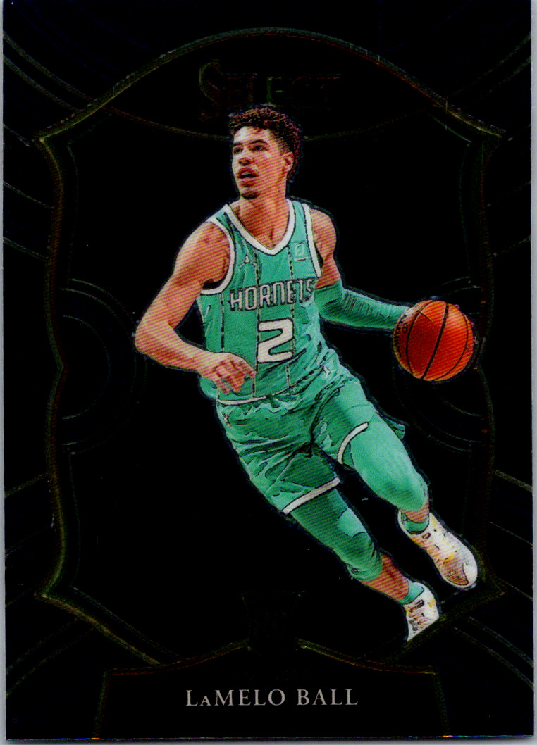 2020-21 LaMelo Ball Panini Select Retail Blue Concourse Rookie Card #63 Hornets