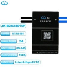 JK Smart BMS 8-24S Lifepo4/Li-Ion Battery Protection Board W/2A Active Balancer