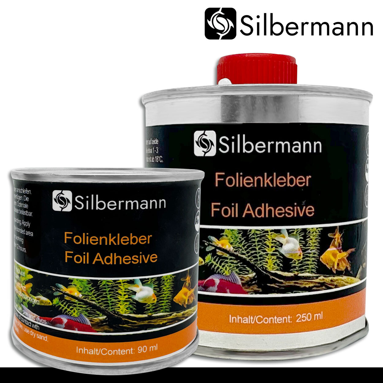 Silbermann Pegamento de Película Disolvente Estanque Piscina Techo 2 Tamaños