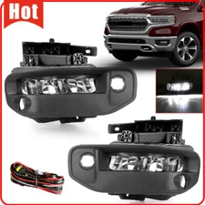 LED Bumper Fog Light Upgrade Kit For Dodge Ram 1500 2019 2020 2021 Left & Right