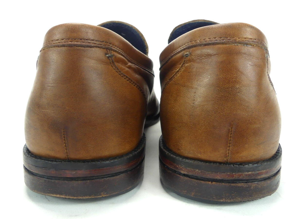 Cole Haan Men\'s Wagner Grand Brown Leather Dress Bit Loafers Size 10M-C29040 Men main image 4