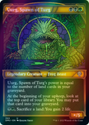 Uurg, Spawn of Turg TEXTURED FOIL, Dominaria United, MTG NM/M | eBay