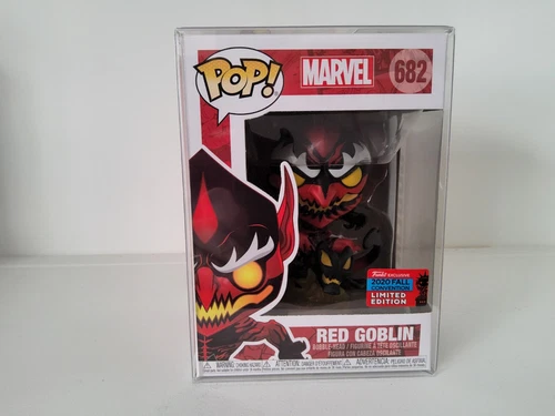 Funko Pop Duende Rojo #682 Exclusivo de Convención de Otoño Marvel Protector GRATIS