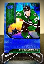 2020-21 UD Trilogy Hockey Blue Rookie Renditions RR-7 Ty Dellandrea /399 Stars