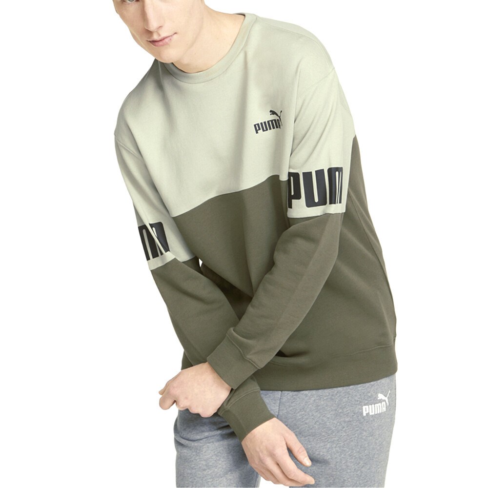 Толстовка с круглым вырезом и логотипом Puma Power Colorblock Мужская, размер XXL 84800832