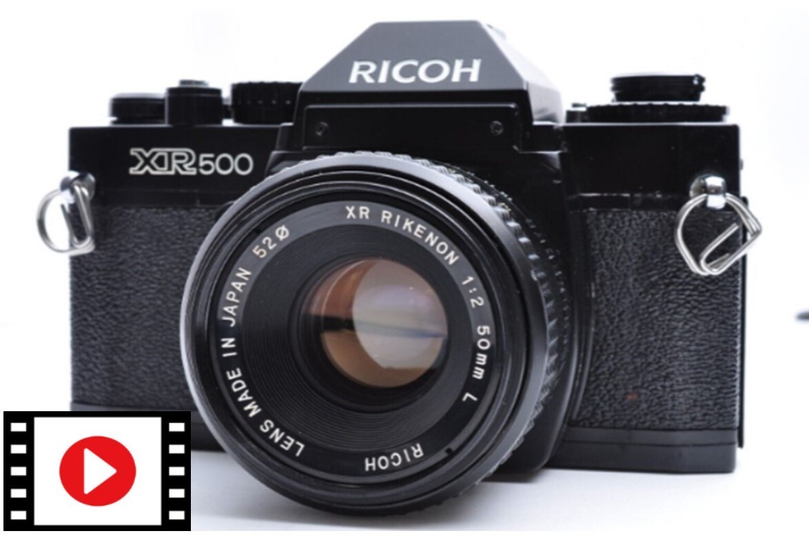 ★極上品★リコー XR500 RIKENON 50mm f2 L #1135 Ricoh XR500 Film Slr Camera with Xr Rikenon P 50mm F/2 Lens